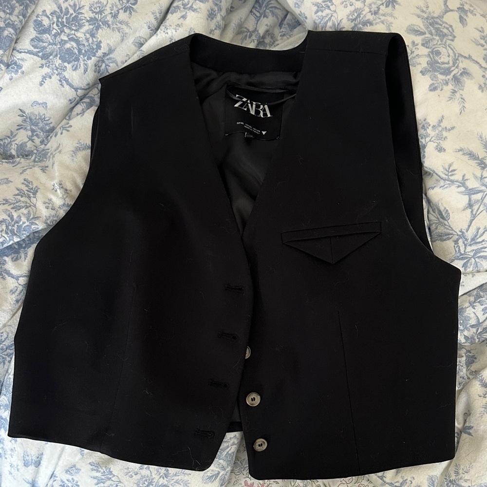 Zara Black Women's Tailored Vest